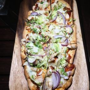 Gluten-free flatbread pizza from Madera Kitchen